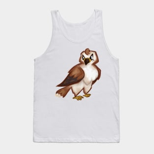 Cute Buzzard Drawing Tank Top